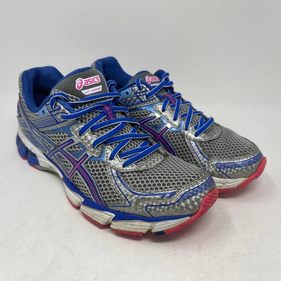 ASICS GT-1000 Run Shoe Women's 8 1/2 Silver Blue T3R5N 927:J.7.8 - Picture 7 of 13